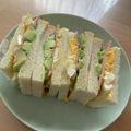 みょんとも's cooksnap of when they made アボカドとたまごとハムのサンド.
