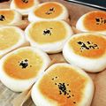 チェビス's cooksnap of when they made ぺたんこあんぱん♪.