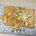 きらり流れ星's cooksnap of when they made 厚揚げとキノコのペペロンステーキ.