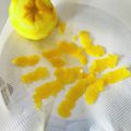 azbjbn's cooksnap of when they made ひと手間でパラッと綺麗柚子皮を冷凍保存♪.
