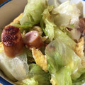 mantacarp's cooksnap of when they made 簡単！ウインナーと卵とレタスの中華炒め.