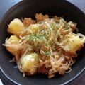 TYSK's cooksnap of when they made じゃがいもとひき肉の春雨炒め.
