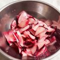 bibichann's cooksnap of when they made 保存袋で簡単に!!　赤かぶの甘酢漬け.