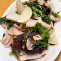 ☆コタロウママ☆'s cooksnap of when they made 大根＊大根葉＊豚肉の中華炒め.