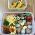 せり♡れな♡そうた's cooksnap of when they made 海苔巻かず◎お花型ご飯◎お弁当に♪.