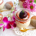 ♪しんちんぐ～♪'s cooksnap of when they made 栗の渋皮煮シロップで♪簡単なめらかプリン.