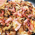 ☆★ケイト★☆'s cooksnap of when they made 餃子の皮de激ウマ！きのこのピザ.