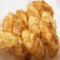 花ママちゃん❀'s cooksnap of when they made 餃子の皮で！アップルパイ.