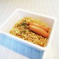 ＠迷子＠'s cooksnap of when they made カップ焼きそば☝ウインナー入れて豪華演出.