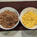 smilemama7's cooksnap of when they made 豚そぼろと卵そぼろの2色丼.
