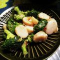 太巻きたまご's cooksnap of when they made ホタテとブロッコリーの塩あんかけ炒め.