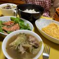 黄色いたんぽぽ's cooksnap of when they made 具沢山♪栄養満点！鶏肉とお豆腐のお吸い物.