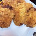 つー。＠たらこすぱ's cooksnap of when they made かぼちゃの煮物でリメイクかぼちゃコロッケ.