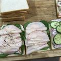 Ruriluru's cooksnap of when they made ✩♪サンドイッチ♪ハムチーズレタス編✩.