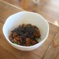 みるく茶's cooksnap of when they made 毎日の納豆●市販えだまめパックとあわせて.