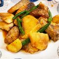 MizuhoBank's cooksnap of when they made ブリじゃが ガリバタ醤油炒め.