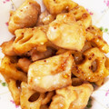 しゅがーぐらいだー's cooksnap of when they made 鶏肉と薩摩芋と蓮根のハニーマスタード炒め.