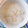 51エリア's cooksnap of when they made 簡単腸活♪３分で♪オートミールのミルク粥.