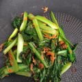 クック00Q0QZ☆'s cooksnap of when they made 小松菜のじゃこ炒め.
