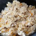 mahalofk's cooksnap of when they made 簡単リメイク♡コストコチキンの炊込みご飯.