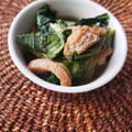 ふか谷's cooksnap of when they made 簡単！チンゲンサイと油揚げの炒め煮.