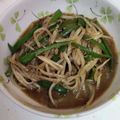 myd★k's cooksnap of when they made 味付けカンタン！もやしレバニラ.