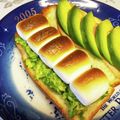 龍青空ママ's cooksnap of when they made アボカド☆マシュマロトースト.