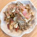 しなきっちー's cooksnap of when they made 舞茸とベーコンとニラのにんにく醤油炒め.