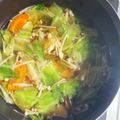 hisa☆kitty's cooksnap of when they made 鶏むね肉とキャベツの あっさり中華スープ.