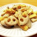 かなりんココりん's cooksnap of when they made レンコンと油揚げの味噌炒め.