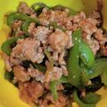 ５人家族の食事's cooksnap of when they made ひき肉で節約♪チンジャオロース.