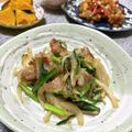 フジぽん's cooksnap of when they made 肉にらサイコロステーキ風.
