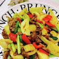 みっちゃん❇️68's cooksnap of when they made かぶと牛肉のカレー粉炒め.
