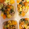 みこふ◉'s cooksnap of when they made 離乳食完了期　小松菜コーンツナの胡麻和え.