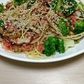 くみことムック's cooksnap of when they made 骨粗鬆症予防に！桜えびの納豆パスタ.