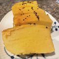 hikaru514's cooksnap of when they made さつまいものスライスチーズケーキ.