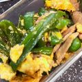 クックO05GGQ☆'s cooksnap of when they made 簡単！めちゃうま♪豚バラピーマン卵炒め♪.