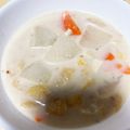 67luna's cooksnap of when they made ほっこり★根菜と油揚げのコク旨酒粕味噌汁.