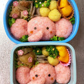 Chaaa_room's cooksnap of when they made ＊キャラ弁＊　簡単　ぞうさん♡.