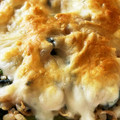 お塩と砂糖's cooksnap of when they made 子供ご飯♪しらすとほうれん草のマヨドリア.