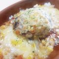 ゆいころままこ's cooksnap of when they made 給料日前！前日のハンバーグをドリアに.