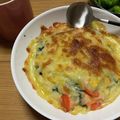 ☆ゆめドリーム☆'s cooksnap of when they made 鮭ときのこコーンほうれん草ドリア.