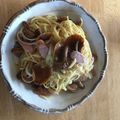 tadtake's cooksnap of when they made なめこの和風パスタ オススメ.