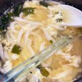 うーりーじ's cooksnap of when they made 中華風玉子わかめスープのうどん.
