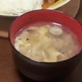 クックT16B6V☆'s cooksnap of when they made 楽ちん☆しめじと卵のスープ.