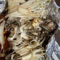 ☆smile　胡桃☆'s cooksnap of when they made シャケとキノコのホイル焼き.