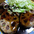 クック00Q0QZ☆'s cooksnap of when they made 蓮根のはさみ焼き.