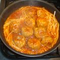 White☆Lily's cooksnap of when they made 肉団子♡シロさんお弁当『何食べ』#72.