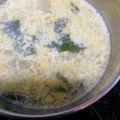 ハニイとムサシ's cooksnap of when they made 鶏ガラ卵スープ.
