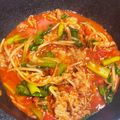 can_'s cooksnap of when they made 10min＊ 豚肉と小松菜のトマト煮.